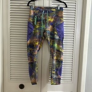 Lululemon Watercolor Hiking Leggings